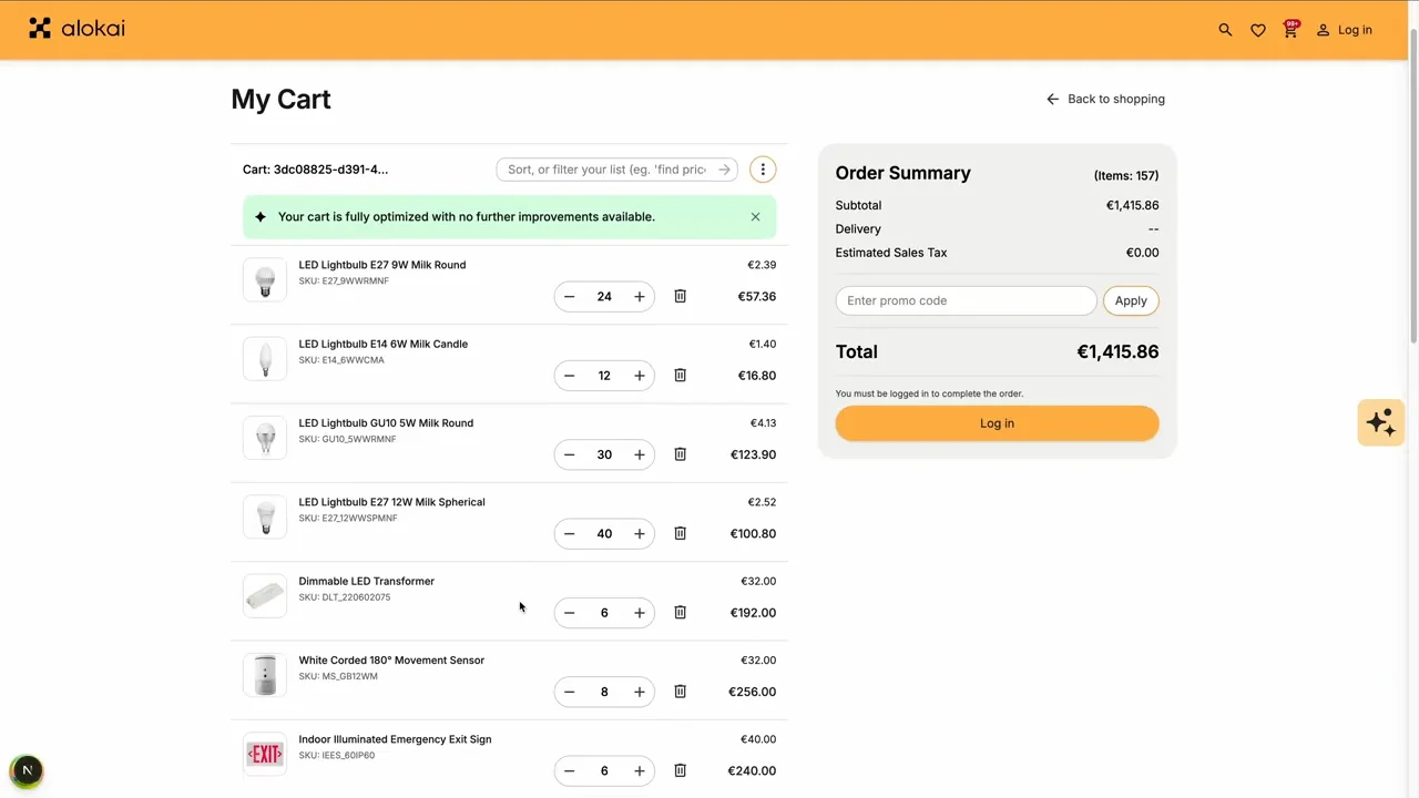 Cart insights
